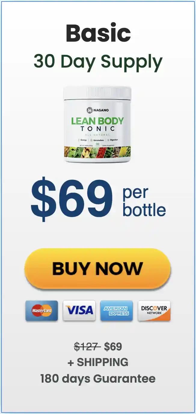 Nagano Lean Body Tonic 1 bottle buy